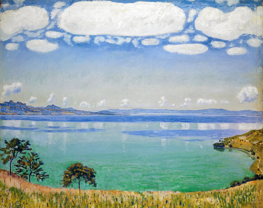 Genferjøen fra Chexbres - Ferdinand Hodler