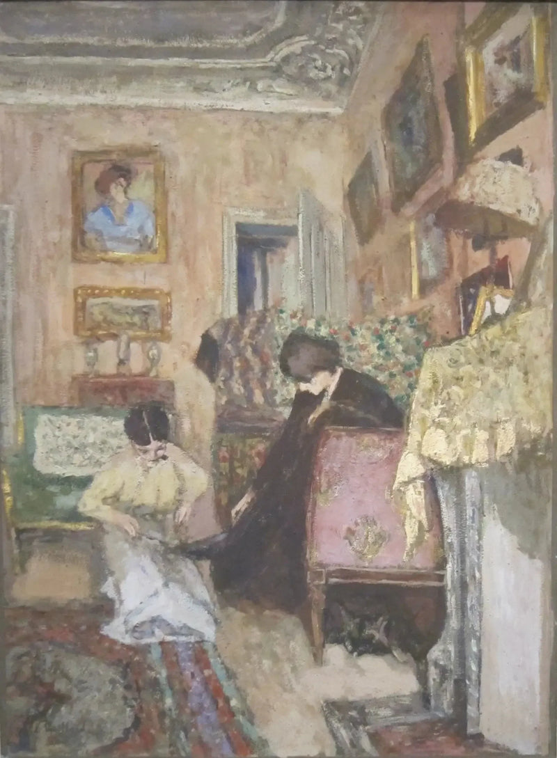 Lacet de støvelen - Édouard Vuillard