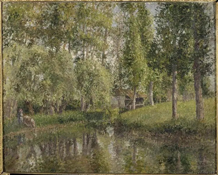 Vaskeriet i Bazincourt - Camille Pissarro
