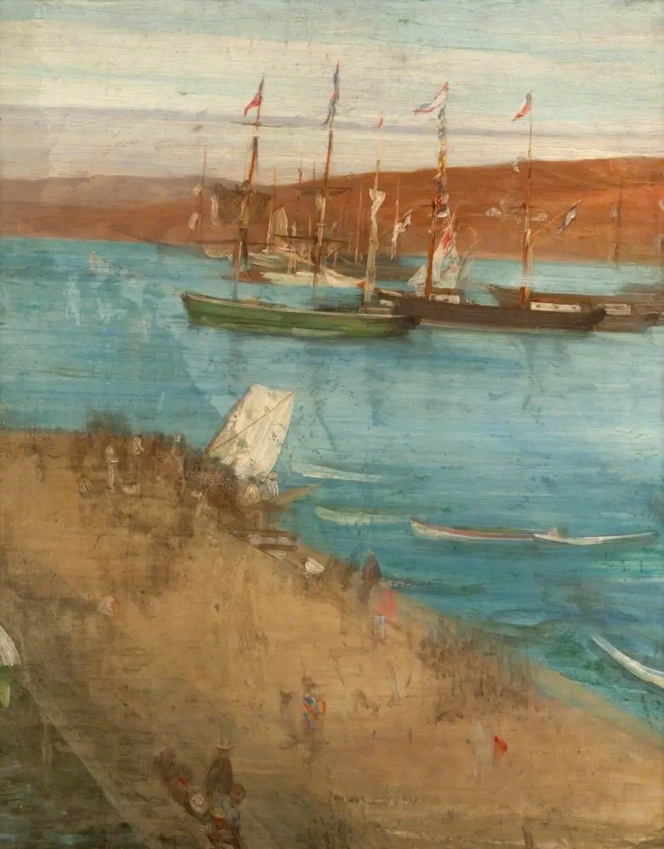 Le lendemain de la révolution : Valparaiso - James Abbott McNeill Whistler image 1 copie de tableau peinte à la main