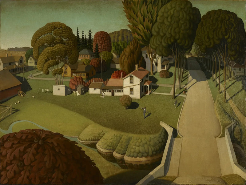 Fødselsstedet til Herbert Hoover, West Branch, Iowa - Grant Wood

Source:
Le lieu de naissance d'Herbert Hoover, West Branch, Iowa - Grant Wood