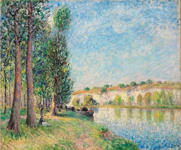 Le Loing i Moret - Alfred Sisley