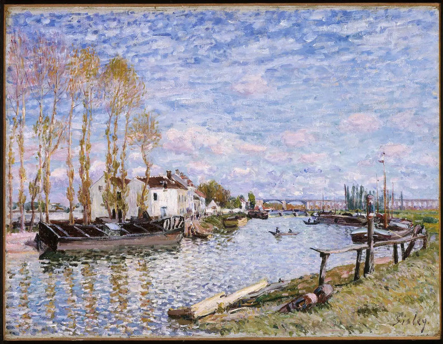 Le Loing ved Saint-Mammès - Alfred Sisley