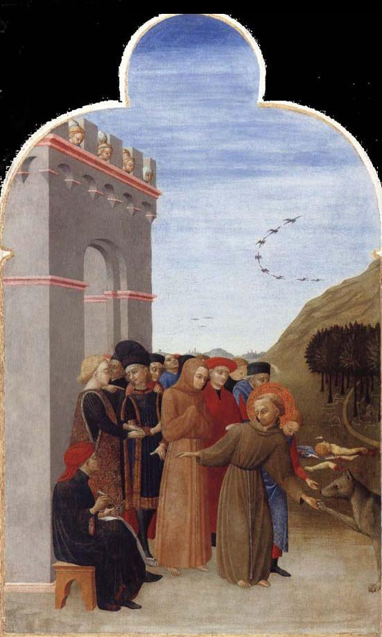 Ulven fra Gubbio - Stefano di Giovanni (Sassetta)