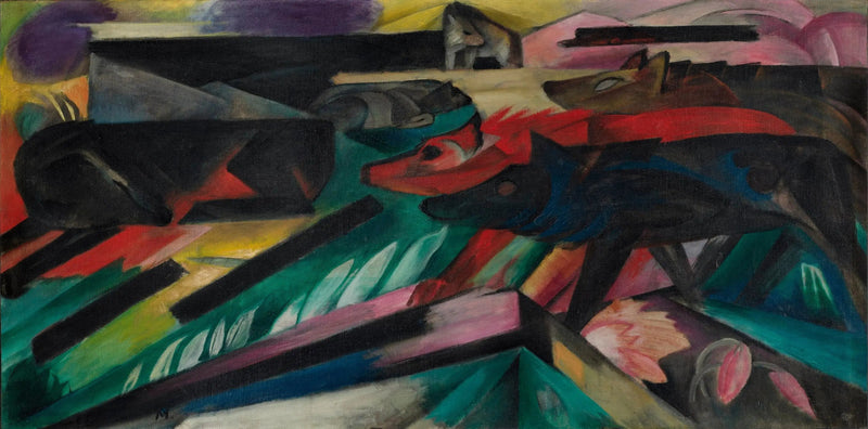 Ulvene (Balkan-krigen) - Franz Marc