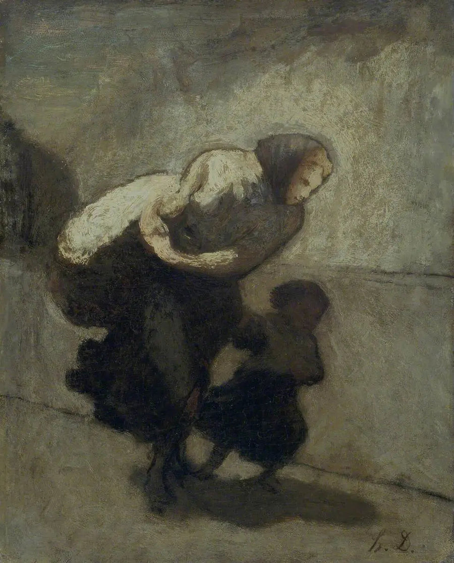 Den tunge byrden - Honoré Daumier