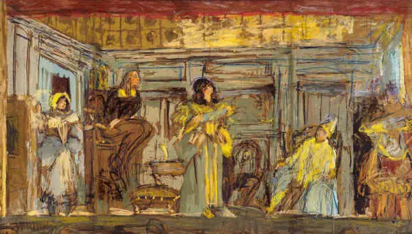 Den innbilte syke - Édouard Vuillard