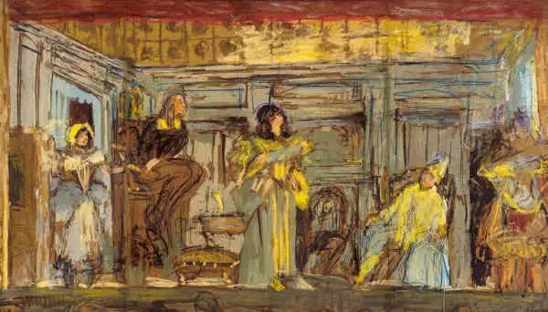 Den innbilte syke - Édouard Vuillard