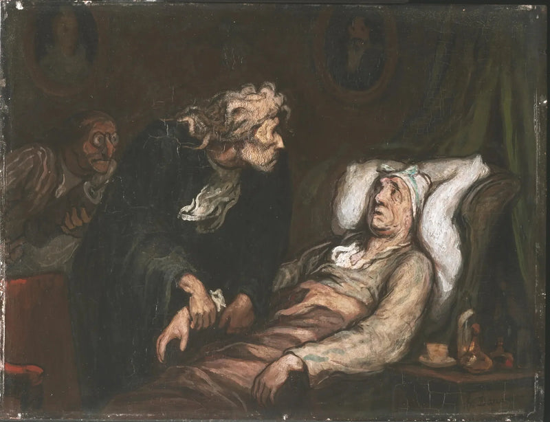 Den syke imaginaire - Honoré Daumier