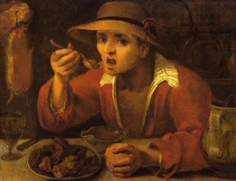 Bønne-spiseren - Annibale Carracci