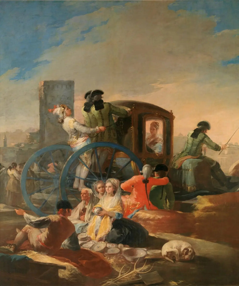 Servitør med servise - Francisco de Goya