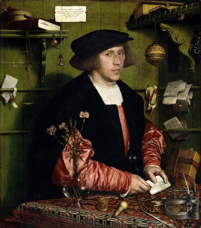 Handelsmannen Georg Gisze - Hans Holbein den yngre