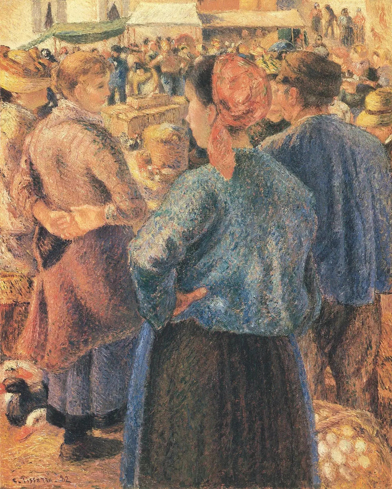 Kyllingmarkedet, Pontoise - Camille Pissarro