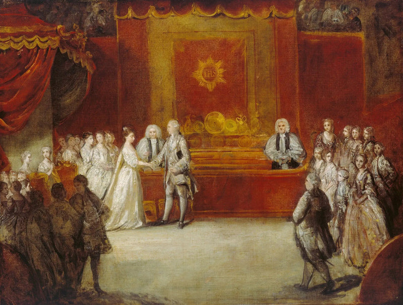 Bryllupet til George III - Joshua Reynolds