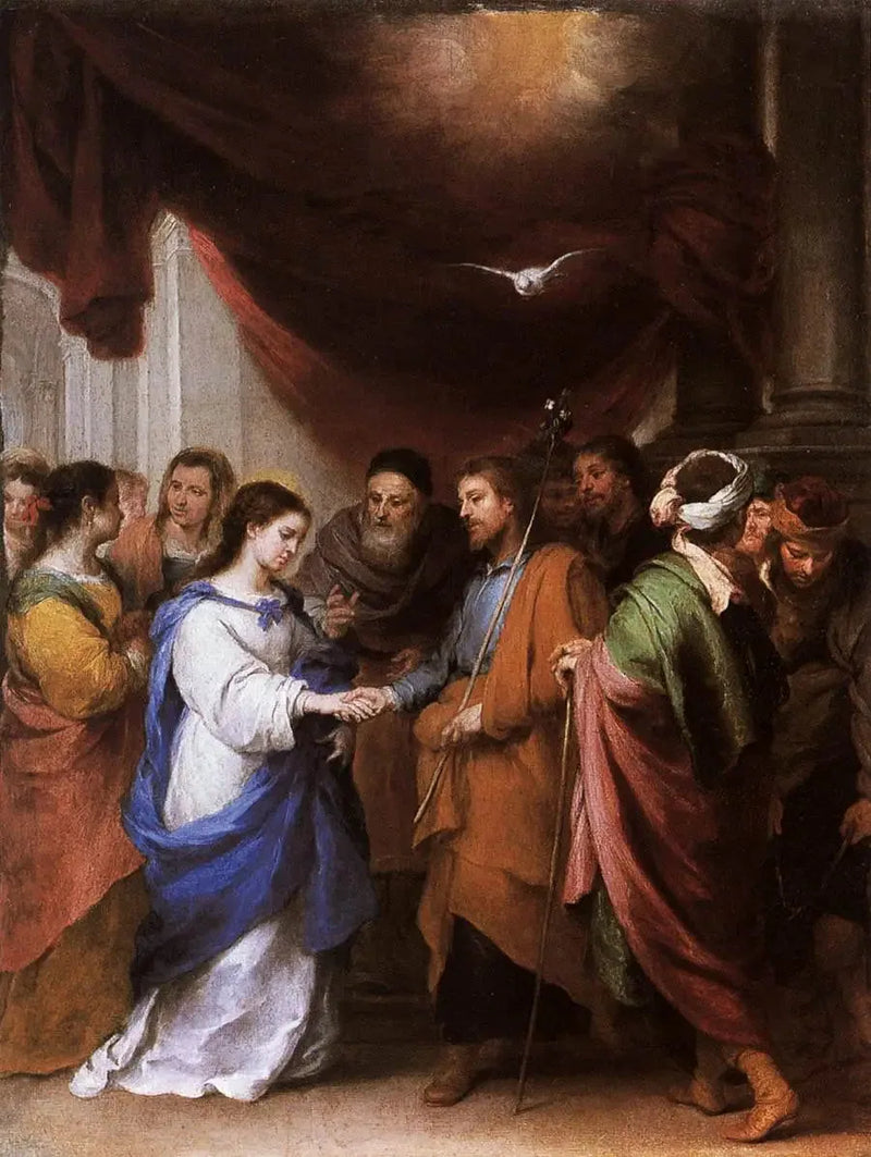 Jomfru Marias bryllup - Bartolomé Esteban Murillo

Source:
Le Mariage de la Vierge - Bartolomé Esteban Murillo