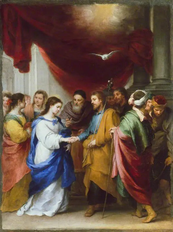 Jomfru Marias bryllup - Bartolomé Esteban Murillo

Source:
Le Mariage de la Vierge - Bartolomé Esteban Murillo