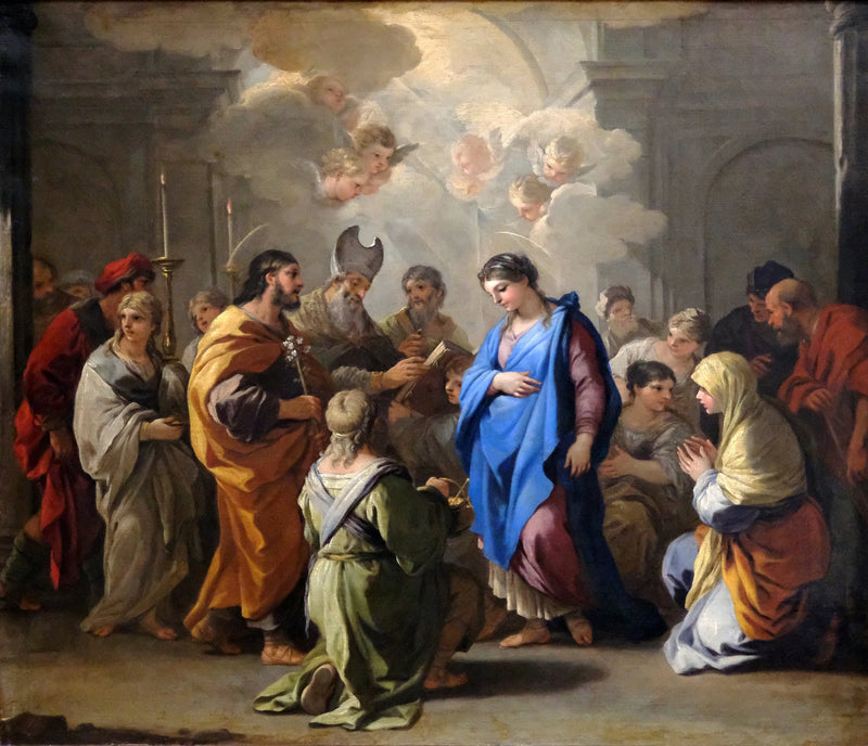 Jomfru Marias bryllup - Luca Giordano