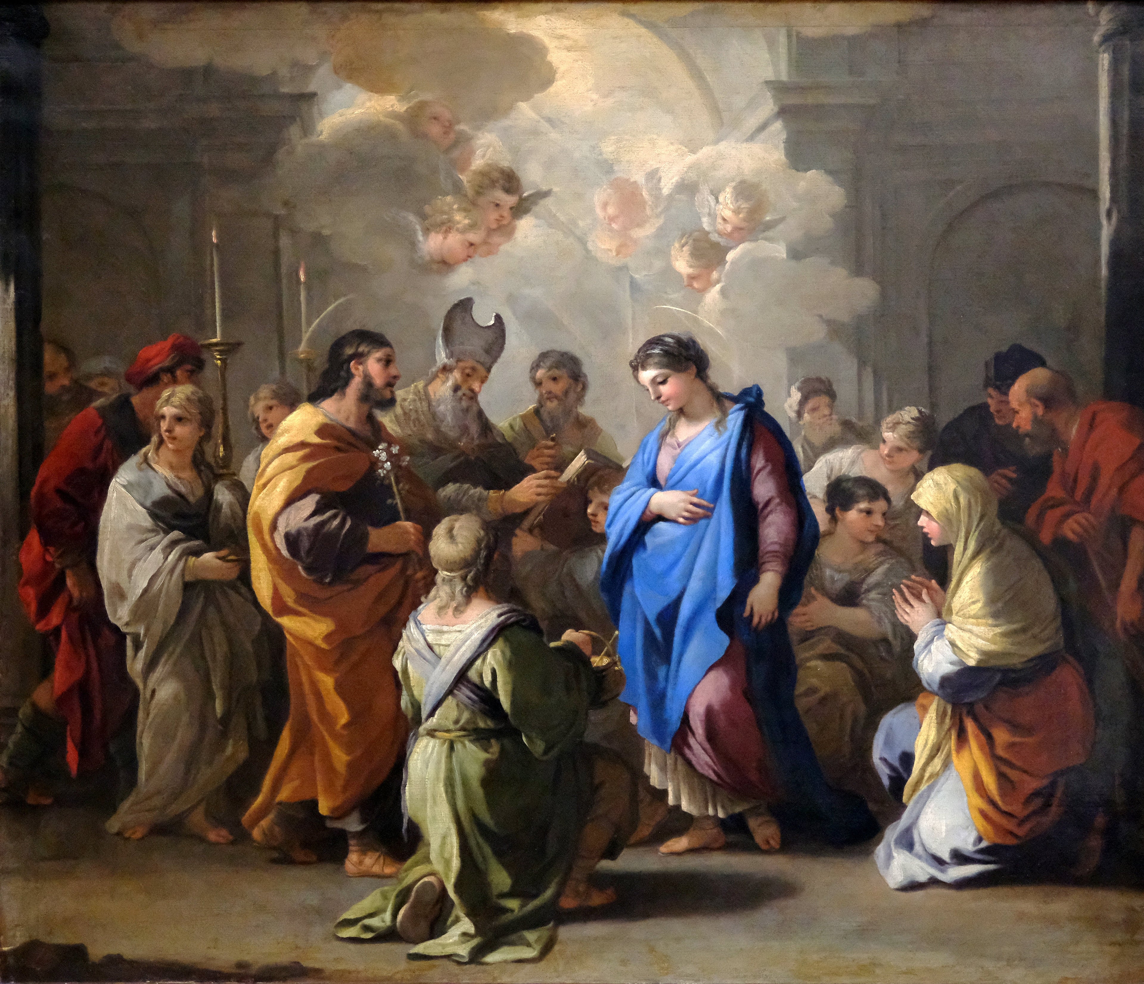 Le Mariage de la Vierge - Luca Giordano - Alpha Reproduction