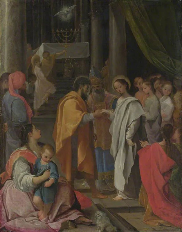 Jomfru Marias bryllup - Ludovico Carracci