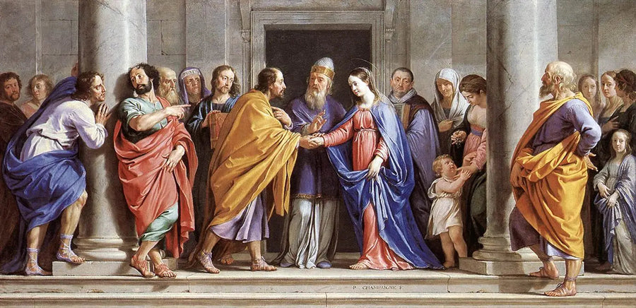 Jomfru Marias bryllup - Philippe de Champaigne