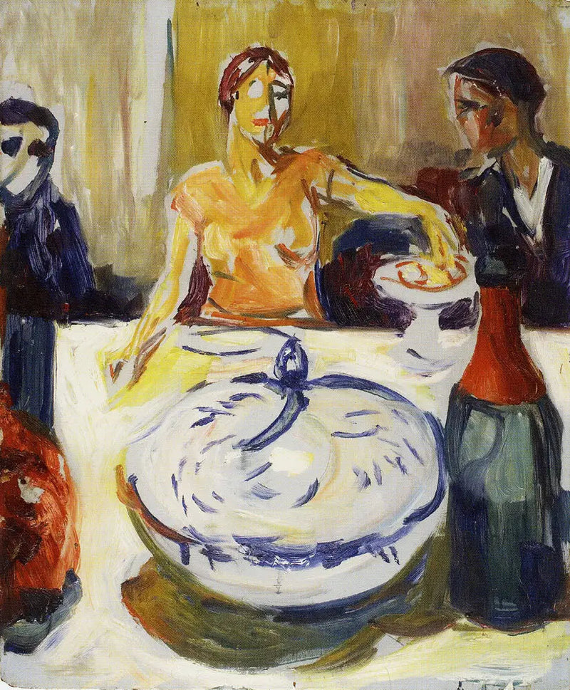 Den bohemske bryllupet - Edvard Munch