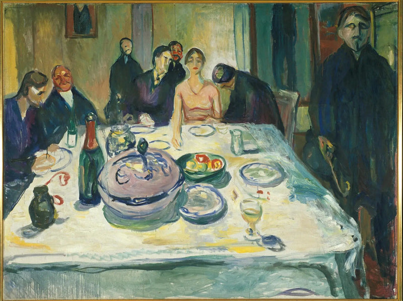 Den bohemske bryllupet - Edvard Munch