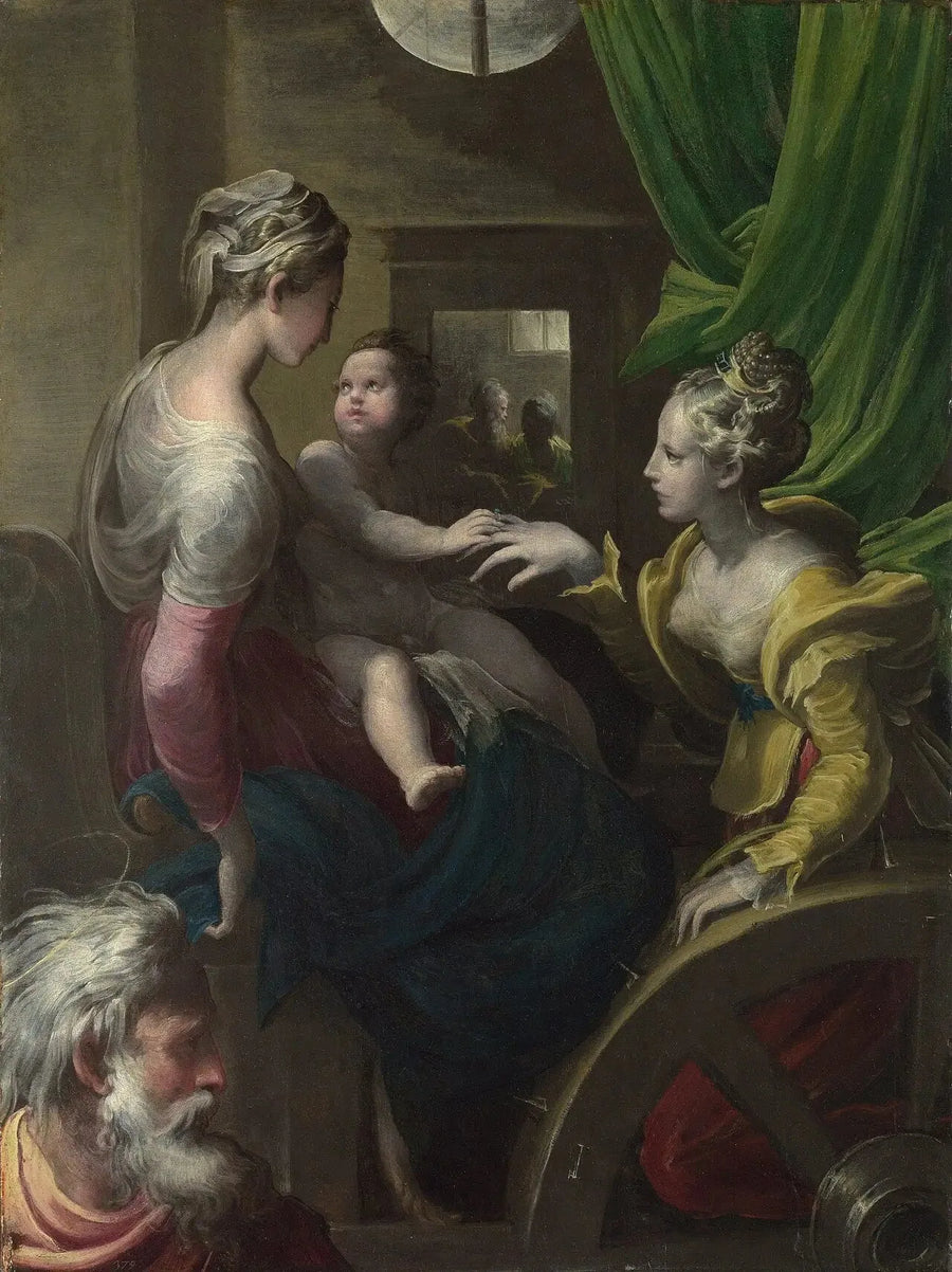Den mystiske ekteskap av den hellige Katarina - Parmigianino