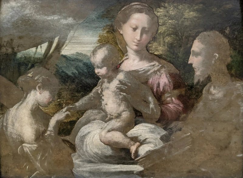 Den mystiske ekteskapen til Saint Catherine - Parmigianino