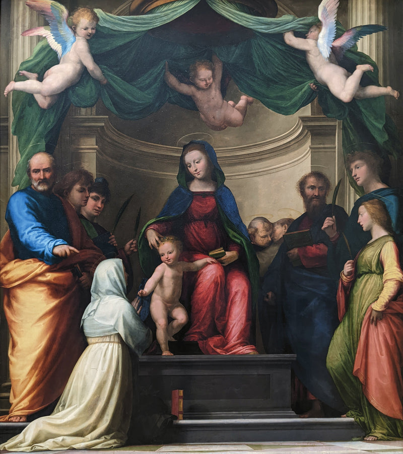 Den mystiske ekteskap av Saint Catherine av Siena - Fra Bartolomeo