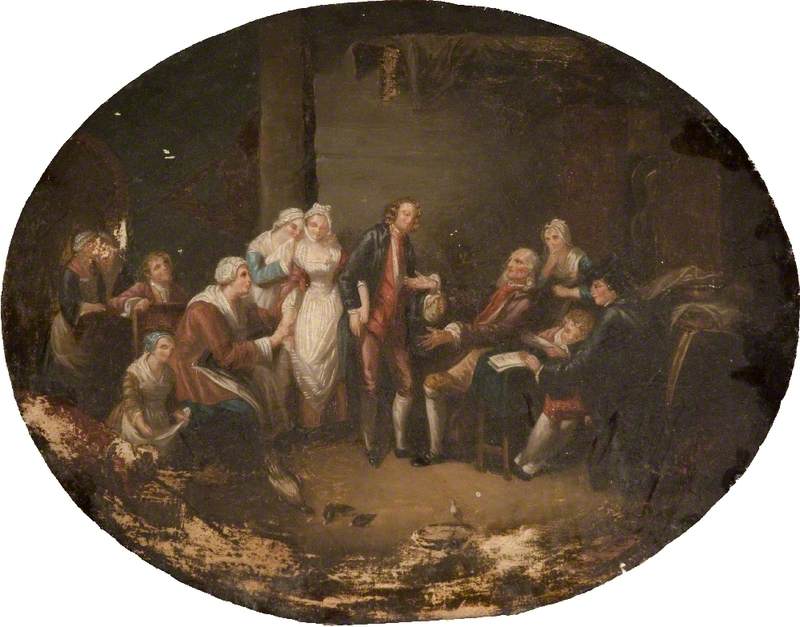 Bruden fra landsbyen - Jean-Baptiste Greuze