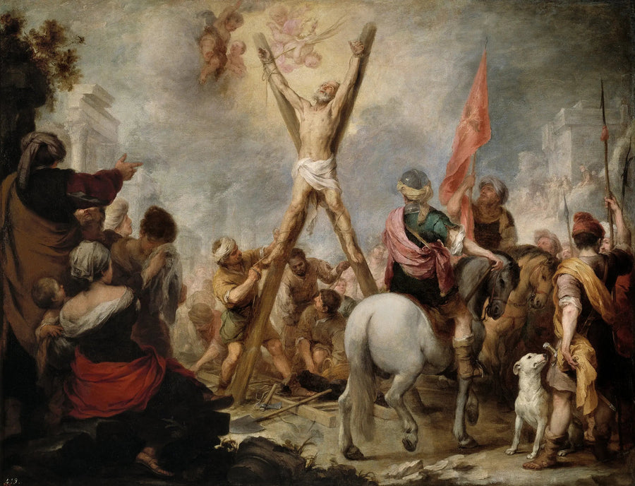 Saint Andreas' lidelse - Bartolomé Esteban Murillo

Source:
Le martyre de saint André - Bartolomé Esteban Murillo