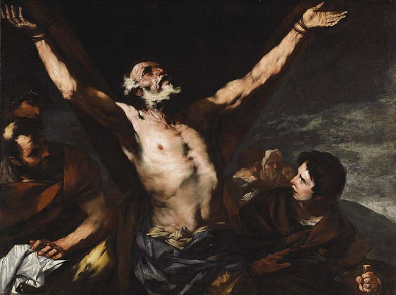 Saint Andreas' lidelse - Luca Giordano