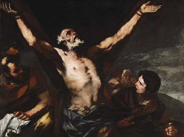Saint Andreas' lidelse - Luca Giordano