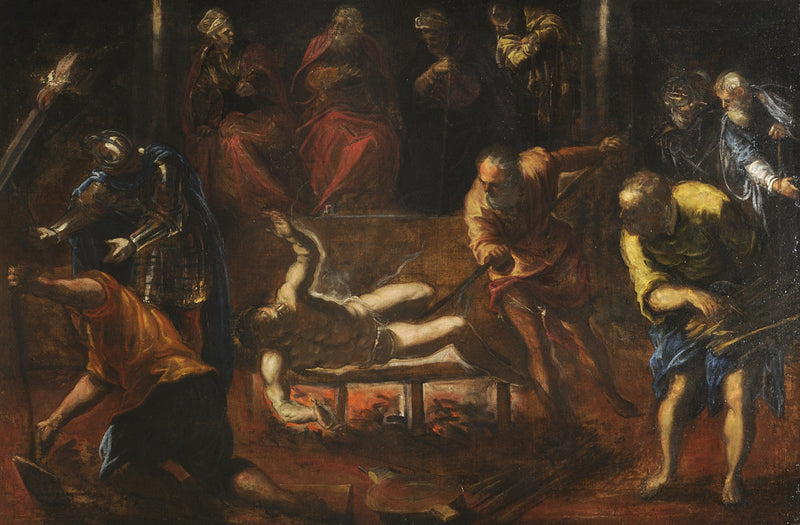 Saint Laurentius' martyrdom - Jacopo Tintoretto