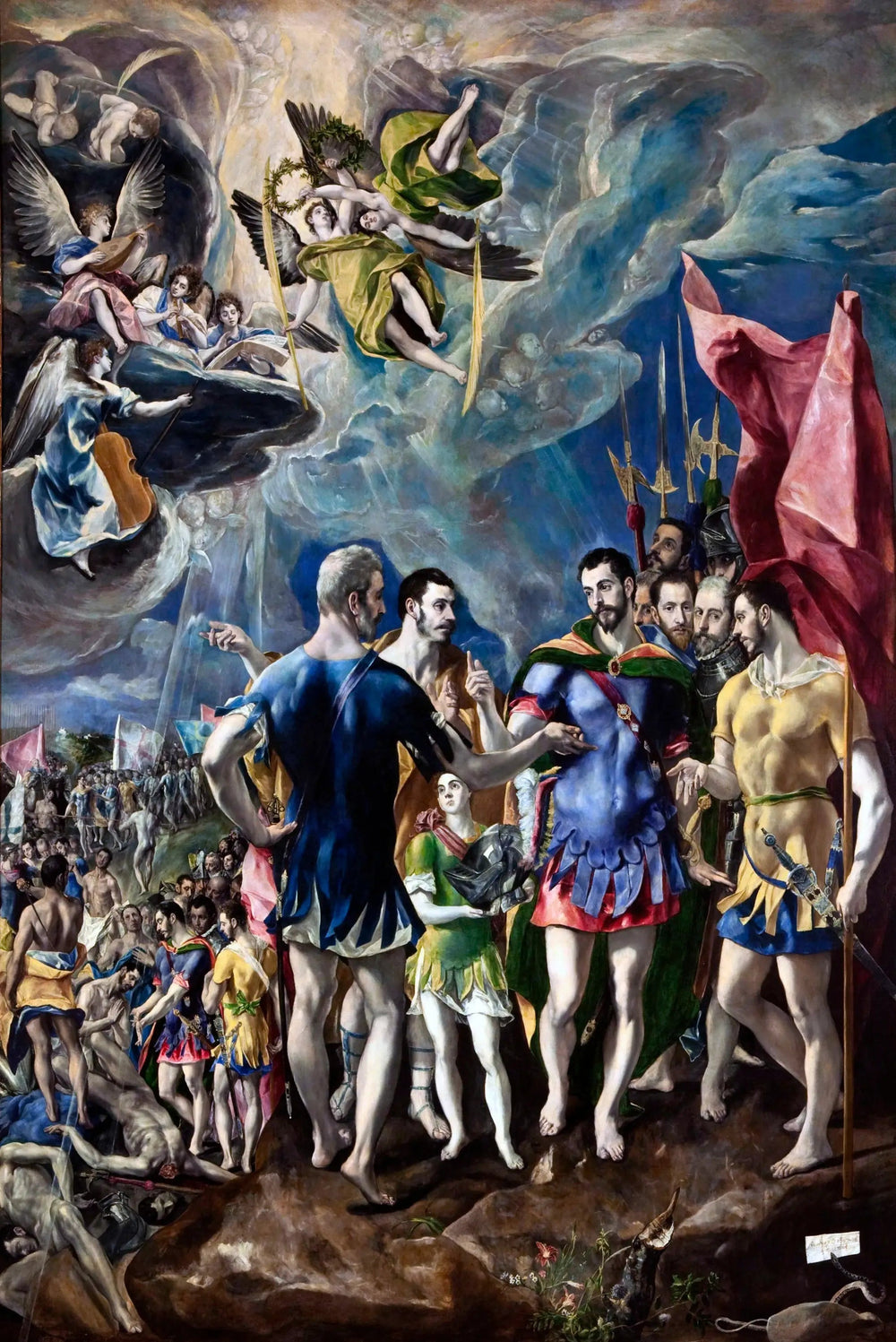 Le Martyre de Saint Maurice - El Greco image 1 reproduction réalisée par Alpha Reproduction