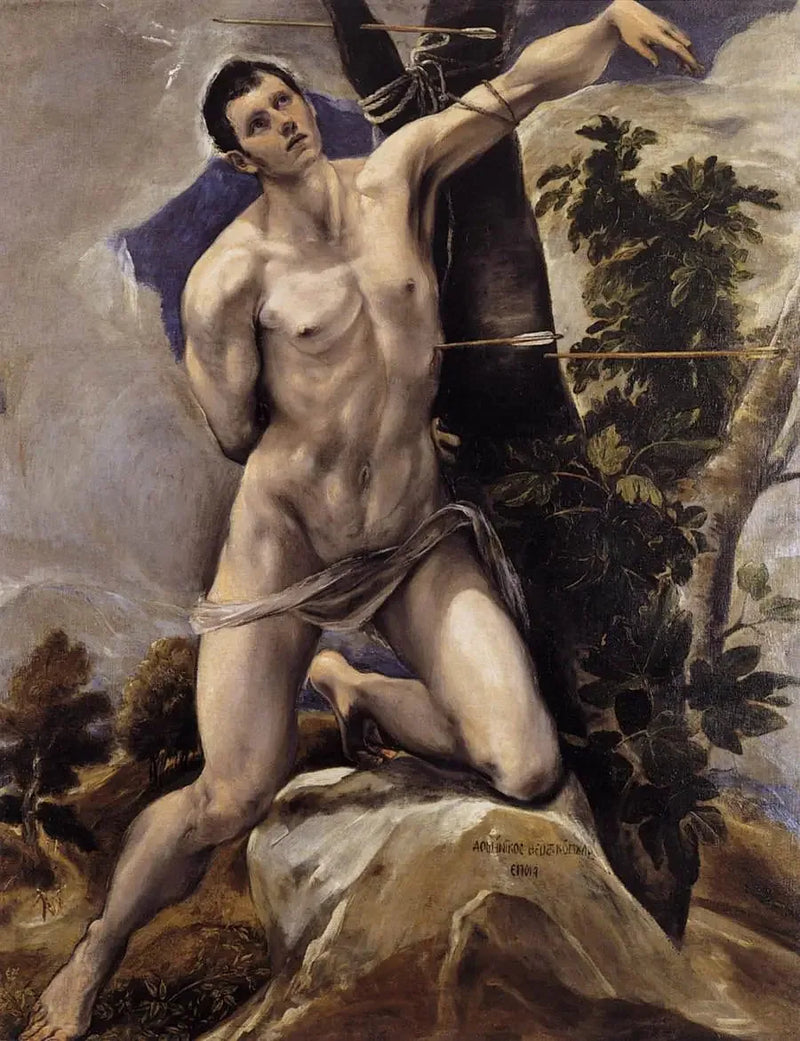 Saint Sebastian's Lidelse - El Greco