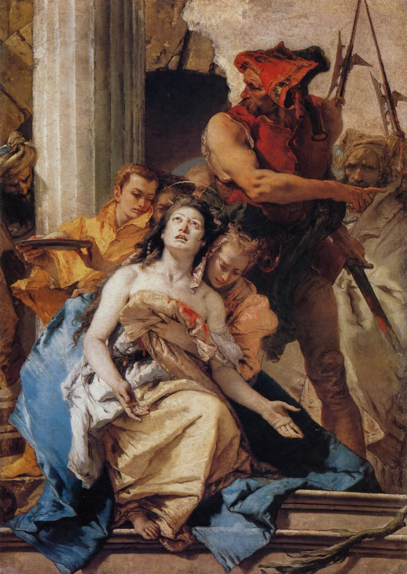 Den hellige Agathas lidelse - Giovanni Battista Tiepolo
