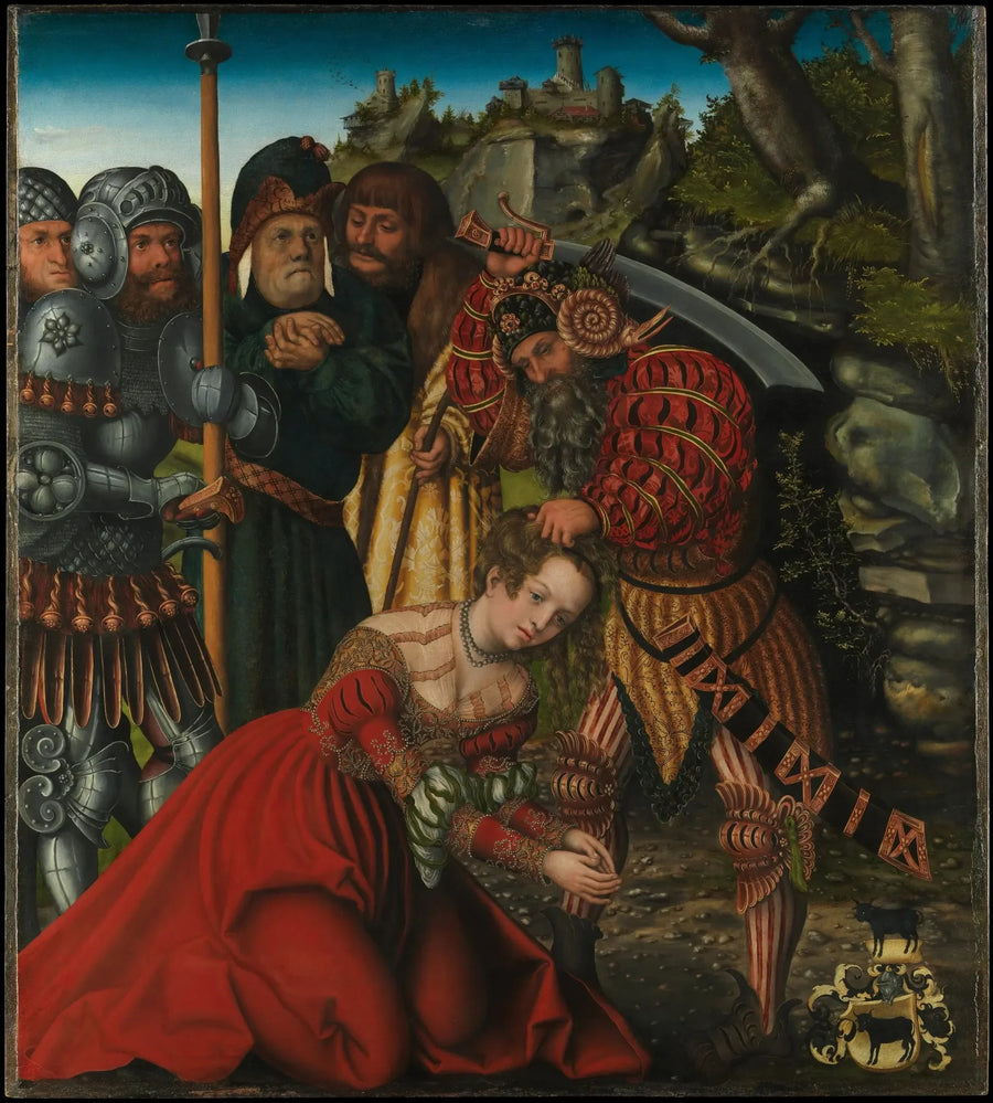 Den hellige Barbara's lidelse - Lucas Cranach den eldre