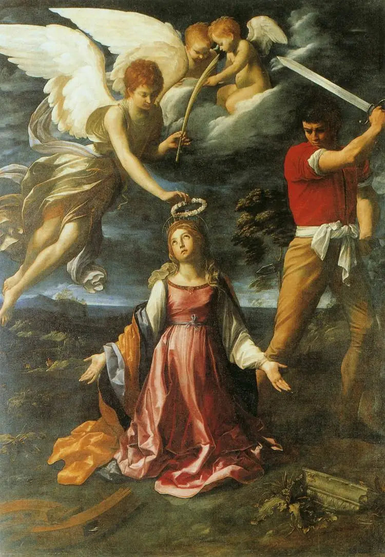 Den hellige Katarinas av Alexandria's lidelse - Guido Reni