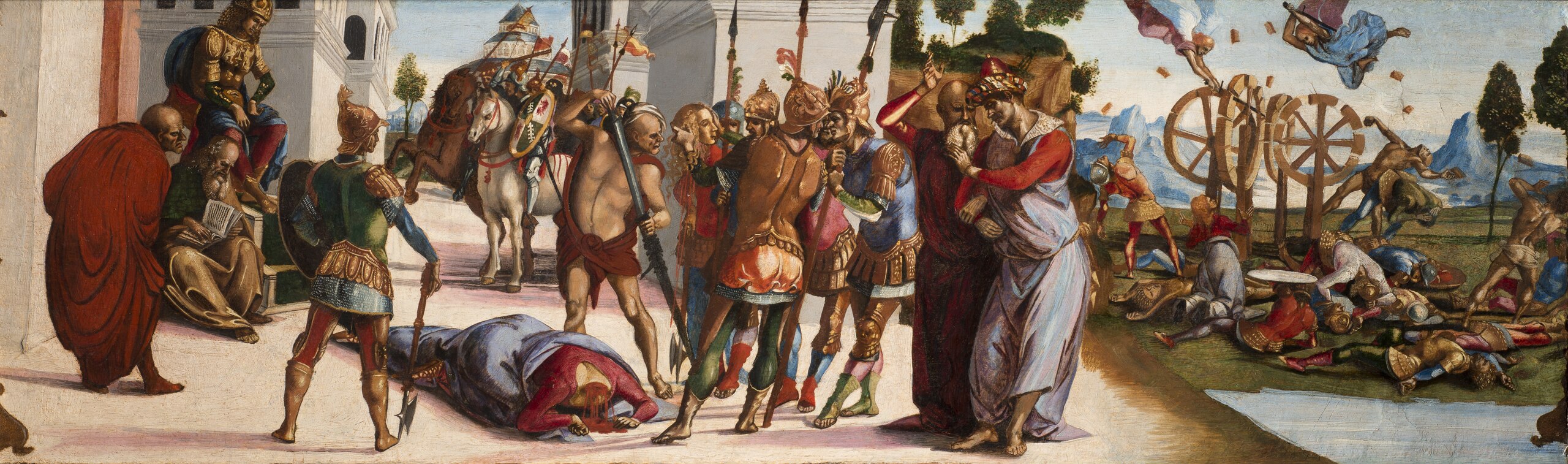 Le martyre de sainte Catherine d'Alexandrie - Luca Signorelli image 1 reproduction réalisée par Alpha Reproduction