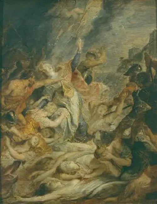 Saint Ursulas martyrdom - Peter Paul Rubens