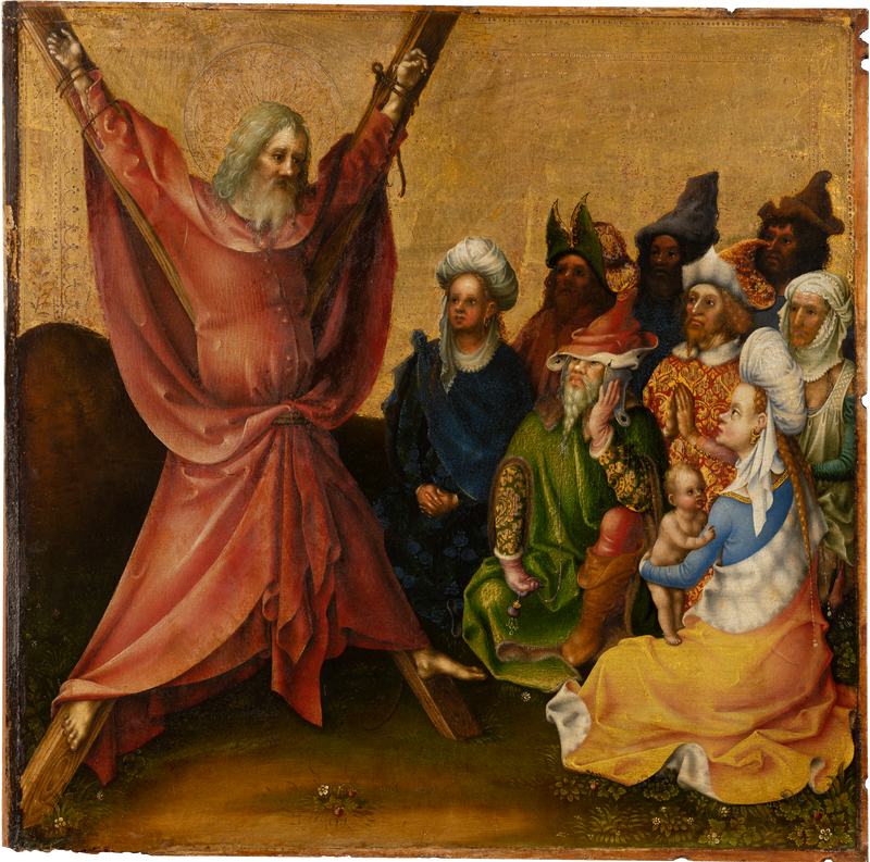 Apostlenes martyrdom: Saint Andreas' martyrdom - Stefan Lochner