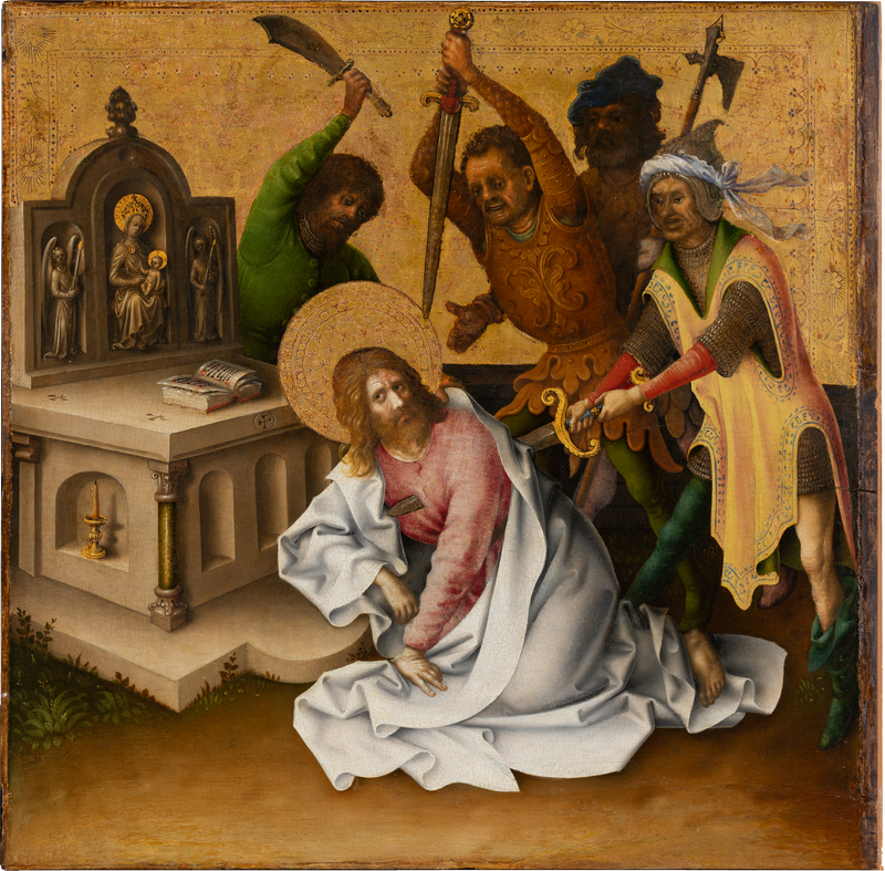 Apostlenes martyrdom: Saint Matthæus' martyrdom - Stefan Lochner