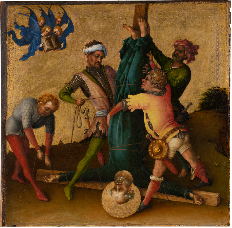 De apostlenes martyrdom: martyriet til apostelen Peter - Stefan Lochner