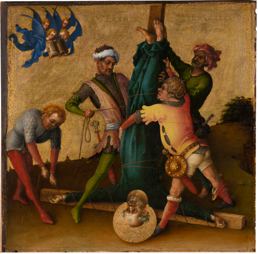 De apostlenes martyrdom: martyriet til apostelen Peter - Stefan Lochner