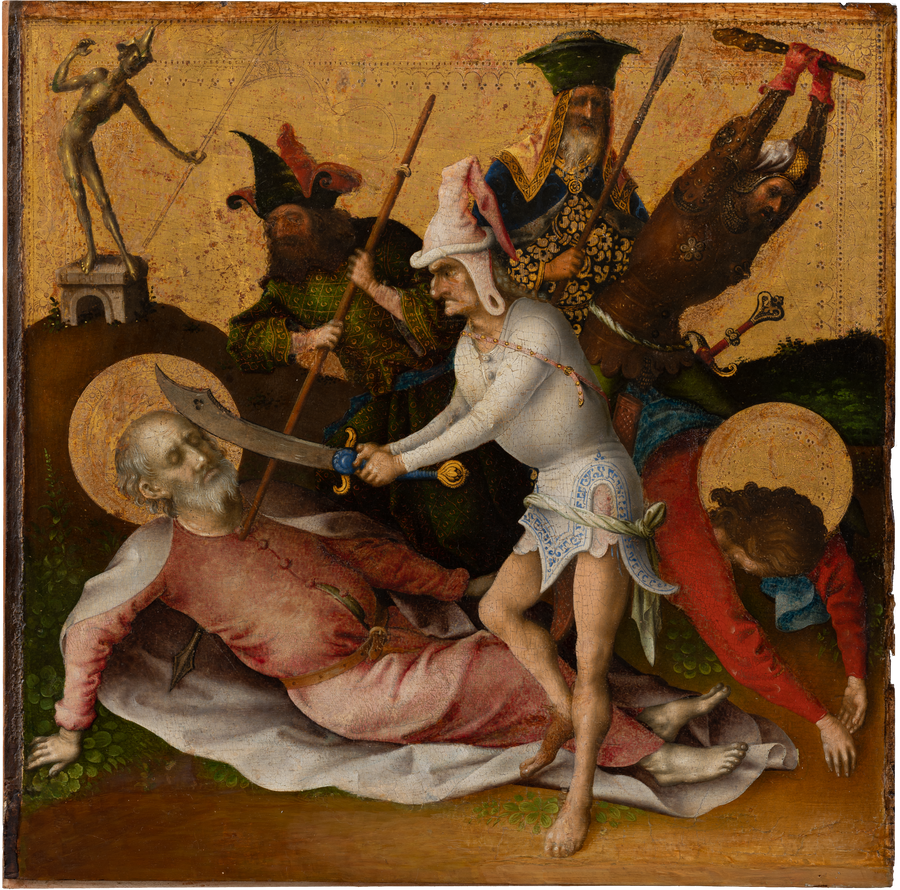 Apostlenes lidelse: helgenene Simon og Judas' lidelse - Stefan Lochner