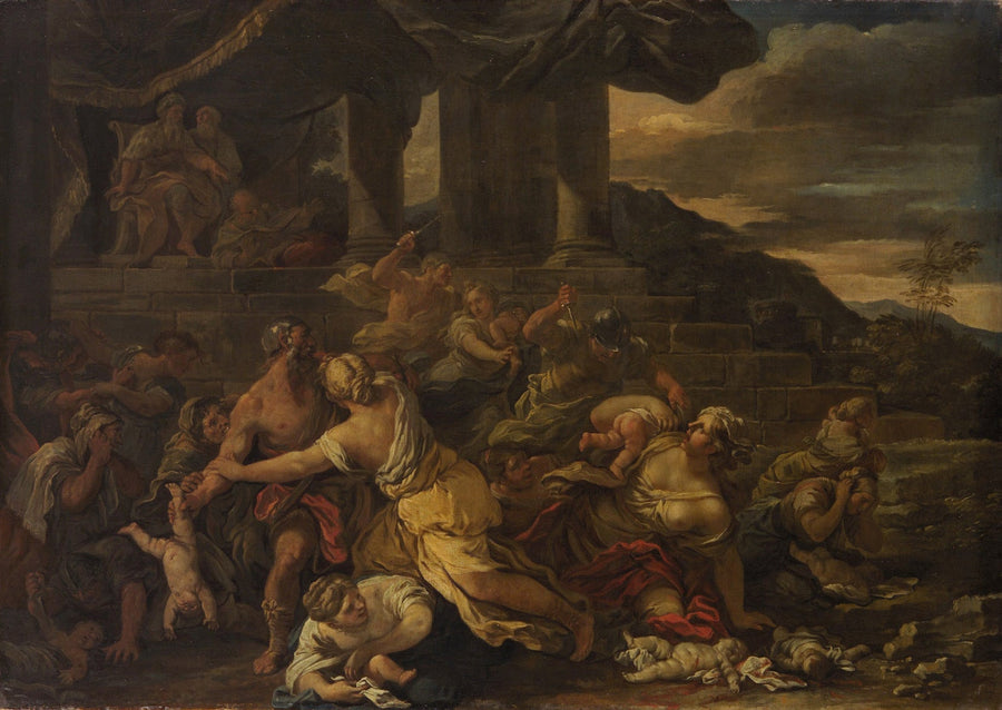 Barnemordet i Betlehem - Luca Giordano