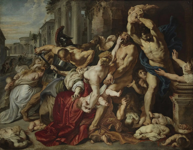 Innoferdelsen av de uskyldige - Peter Paul Rubens