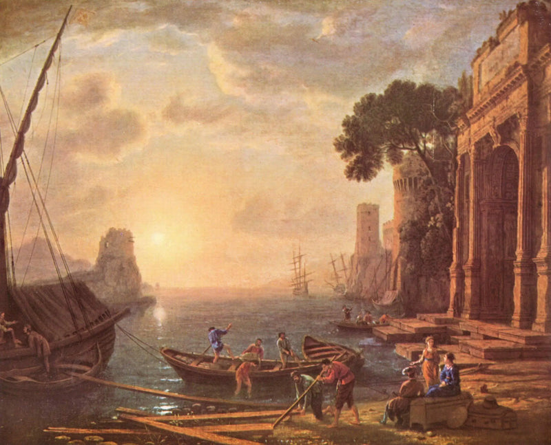 Morgen i en havn - Claude Lorrain