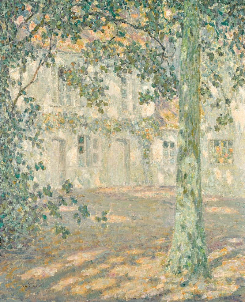 Om morgenen, Gerberoy - Henri Le Sidaner